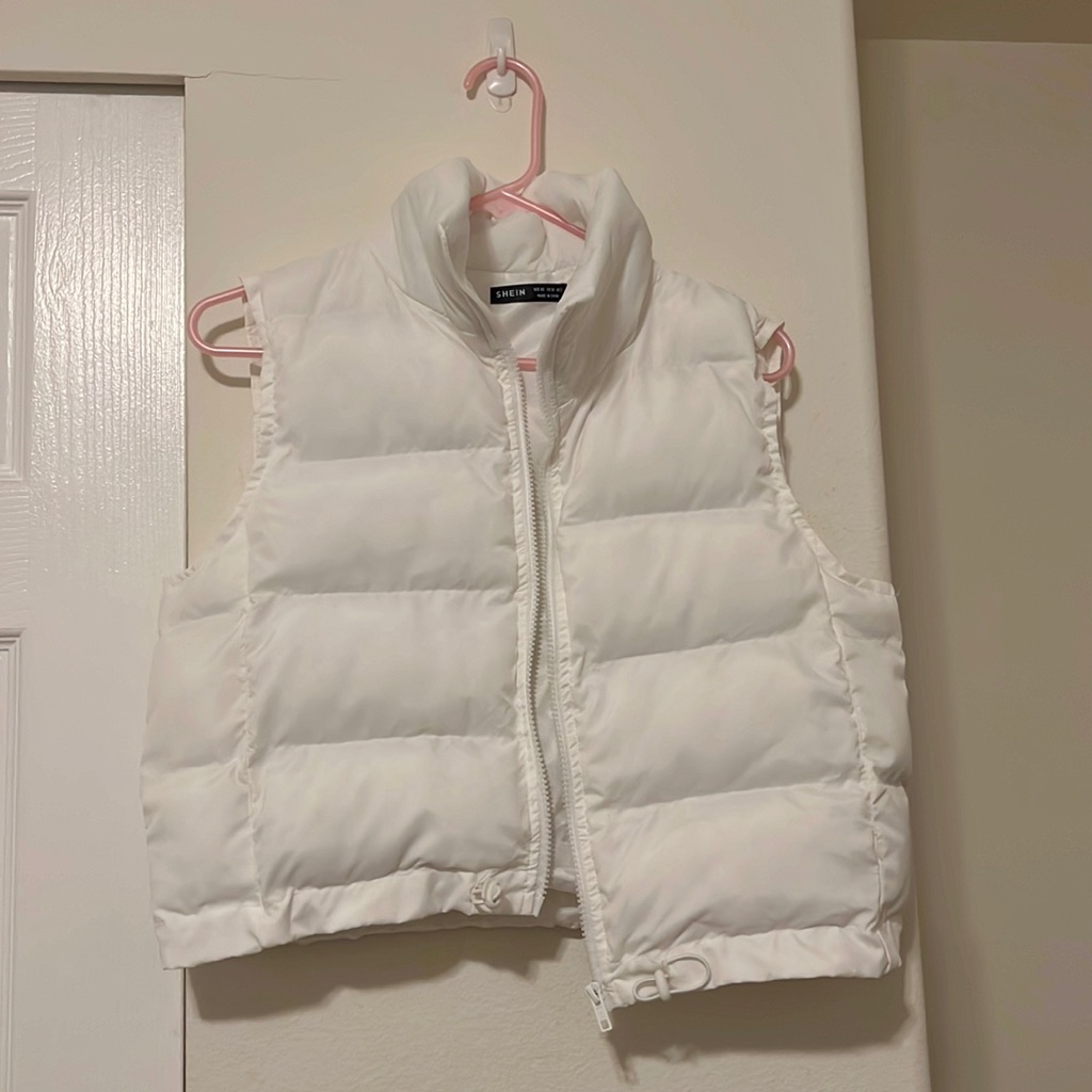 White Puffer Vest